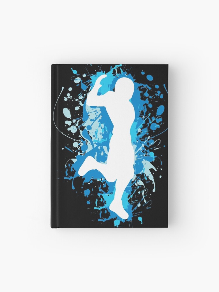 Gaming Hype Dance Emote Blue Hardcover Journal By Rainbowdreamer Redbubble - roblox hype dance emote