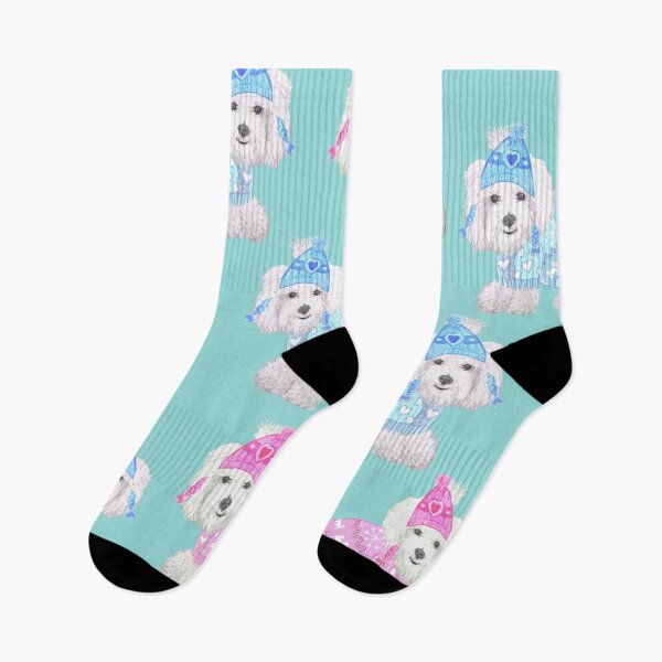 Item preview, Bichon Frise / Maltese/ Maltichon in Christmas sweaters designed and sold by MagentaRose.
