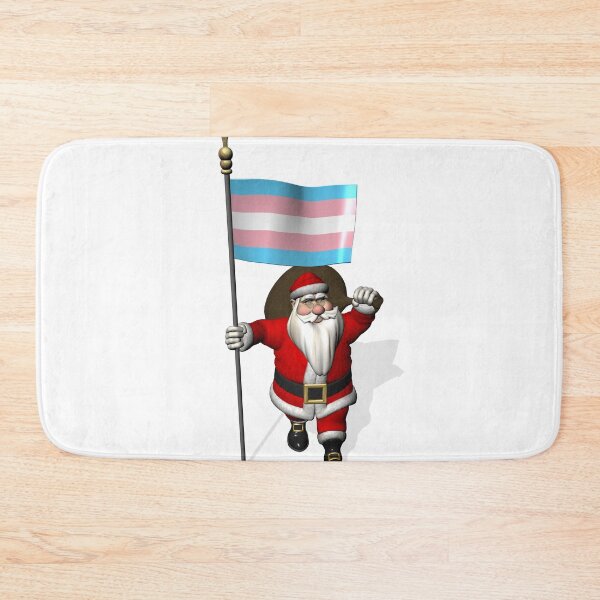 Item preview, Santa Claus Supports Transgender Community designed and sold by Mythos57.
