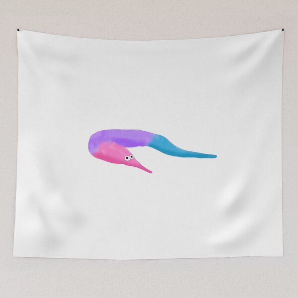 Item preview, worm on string - bi colors designed and sold by cameronbaba.