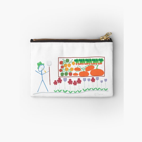 Item preview, Gardener stick figure, profession fruit vegetable farmer designed and sold by KlareLinie.