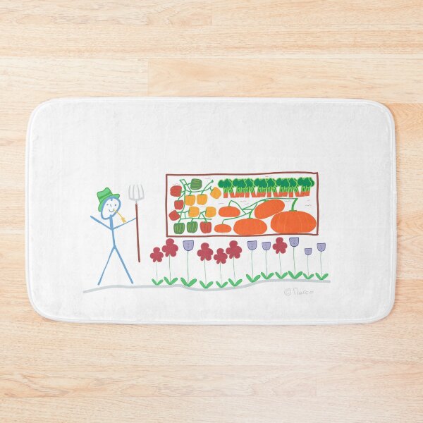 Item preview, Gardener stick figure, profession fruit vegetable farmer designed and sold by KlareLinie.