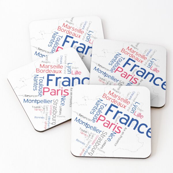 Item preview, Map of France and Cities designed and sold by DavJen.