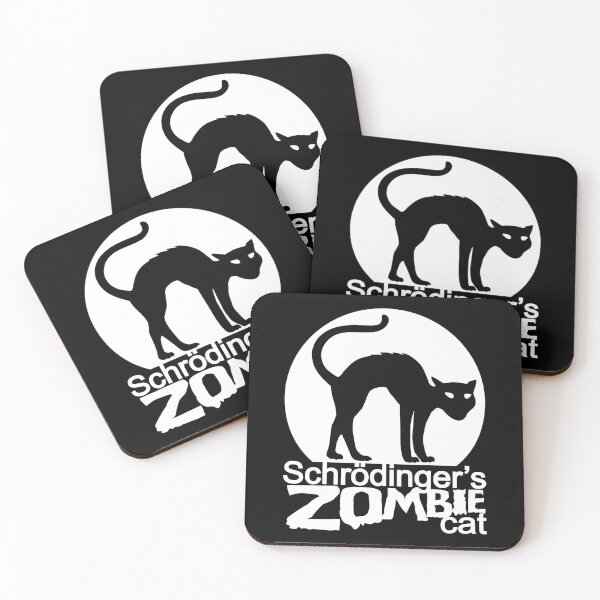 Item preview, Schrodinger's Zombie Cat designed and sold by TeesBox.