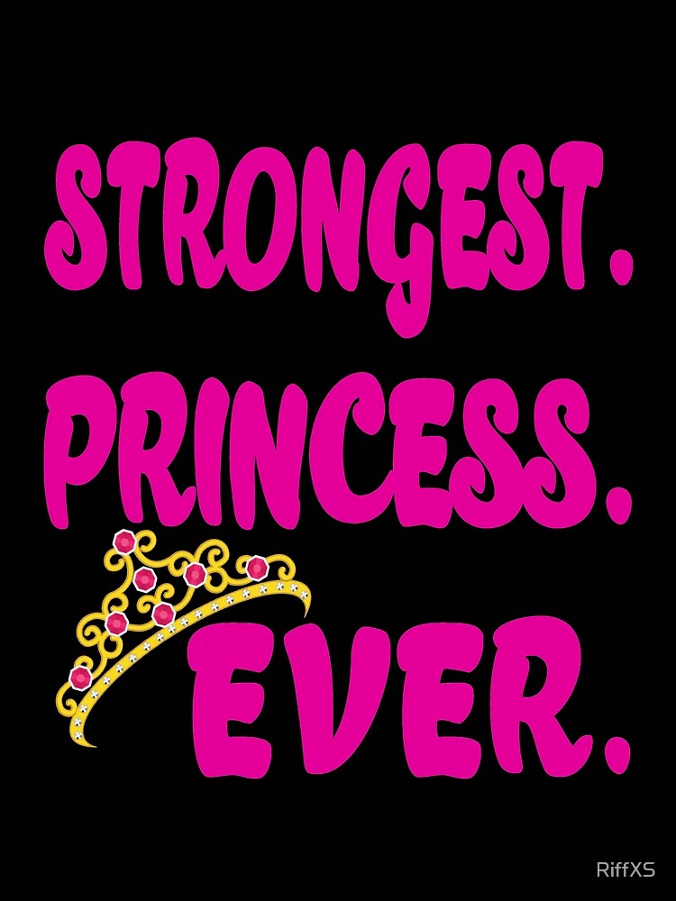 Thumbnail 3 of 3, Scarf, Strongest Princess Ever designed and sold by RiffXS.