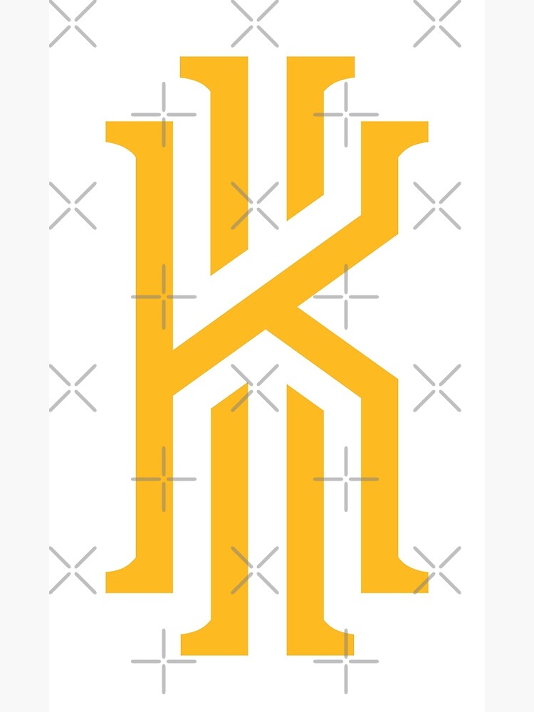 Kyrie Irving Logo Poster for Sale by elizaldesigns Redbubble