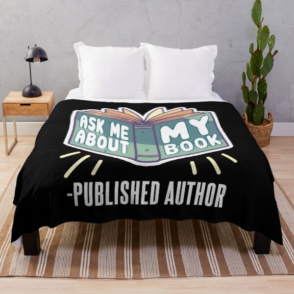 Item preview, Ask Me About My Book Published Author tee. designed and sold by Future-Survival.
