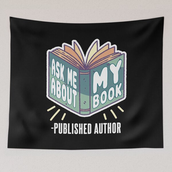 Item preview, Ask Me About My Book Published Author tee. designed and sold by Future-Survival.