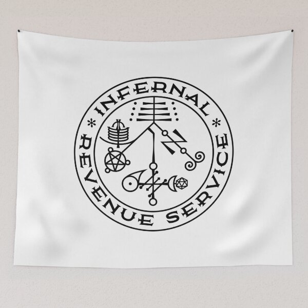 Item preview, The Infernal Revenue Service designed and sold by Nimmy Rinon.