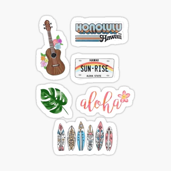 Hawaii Stickers | Redbubble