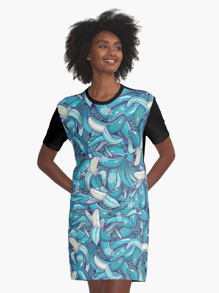 black bananas t shirt dress