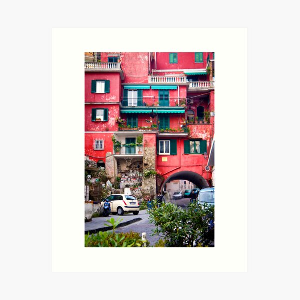 Amalfi Architecture Art Print