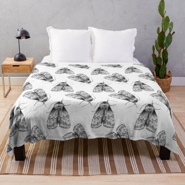 Item preview, Moth Insect Pattern Pencil Drawing designed and sold by Ivy Lily Art.