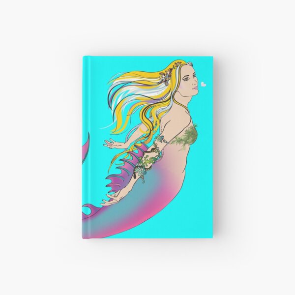 Aqua Hardcover Journal: Jaime the Mermaid by Ali Hardcover Journal