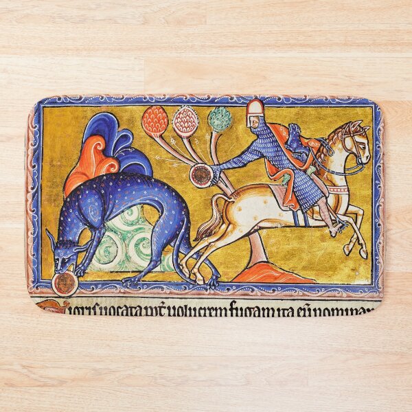 Item preview, MEDIEVAL BESTIARY Hunter Knight Horseback,Tiger and Mirror designed and sold by BulganLumini.