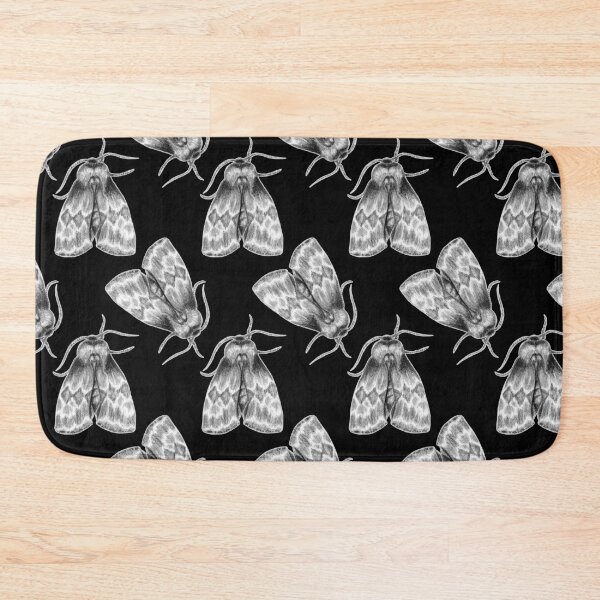 Item preview,  Moth Black and White Insect Pattern Pencil Drawing designed and sold by Ivy Lily Art.
