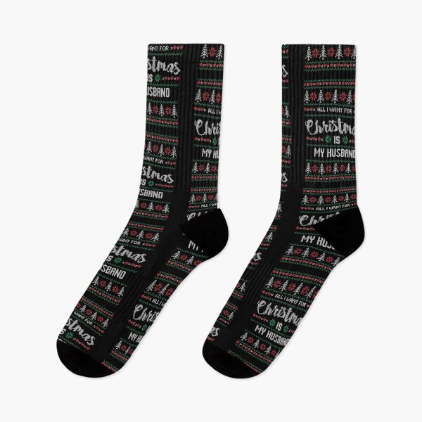 Item preview, All I Want For Christmas Is My Husband designed and sold by teesaurus.