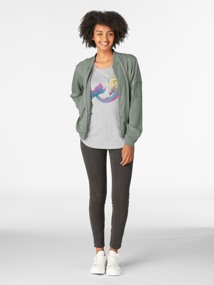 Alternate view of Clothes for Kids and Adults: Jaime the Mermaid by Ali Premium Scoop T-Shirt