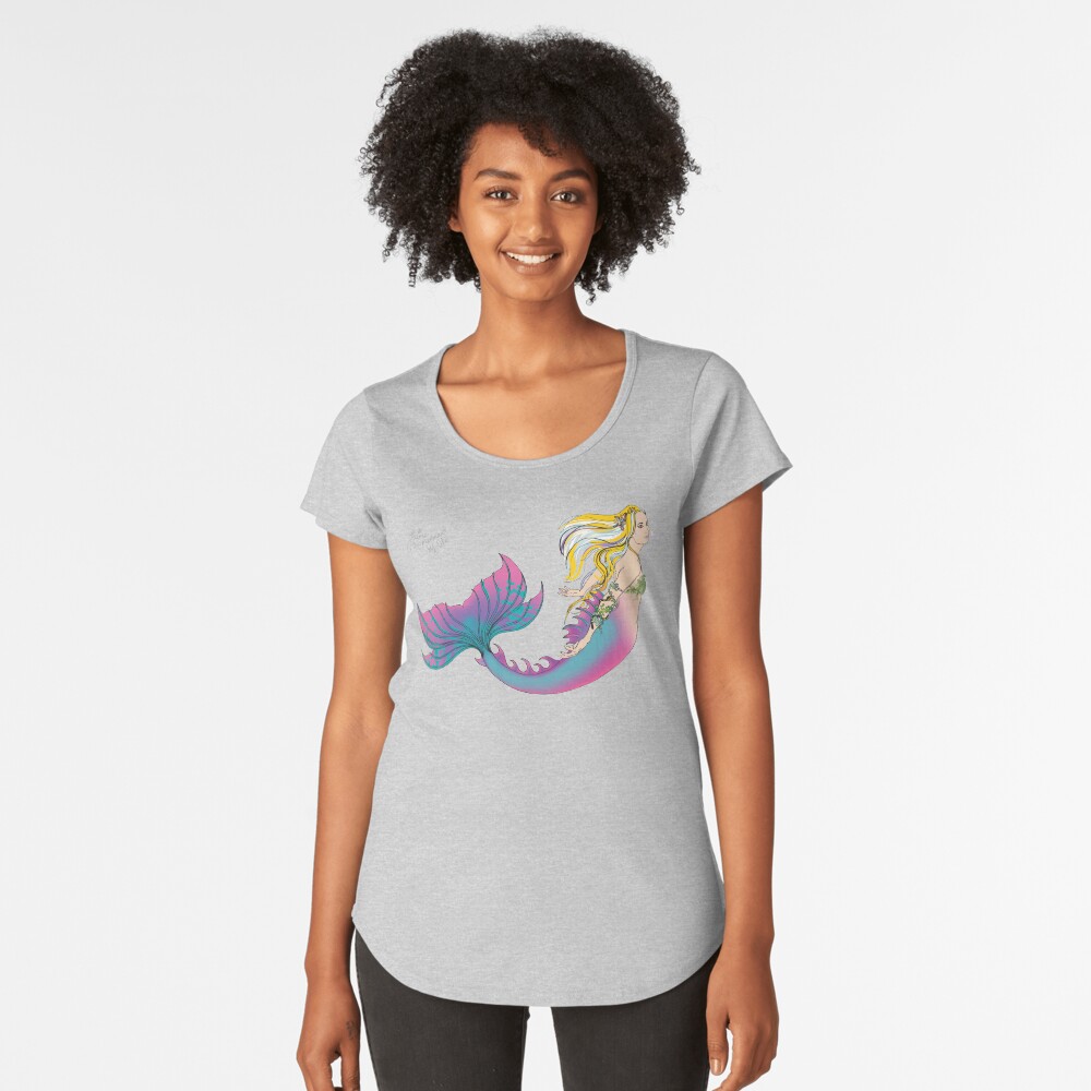 Clothes for Kids and Adults: Jaime the Mermaid by Ali Premium Scoop T-Shirt
