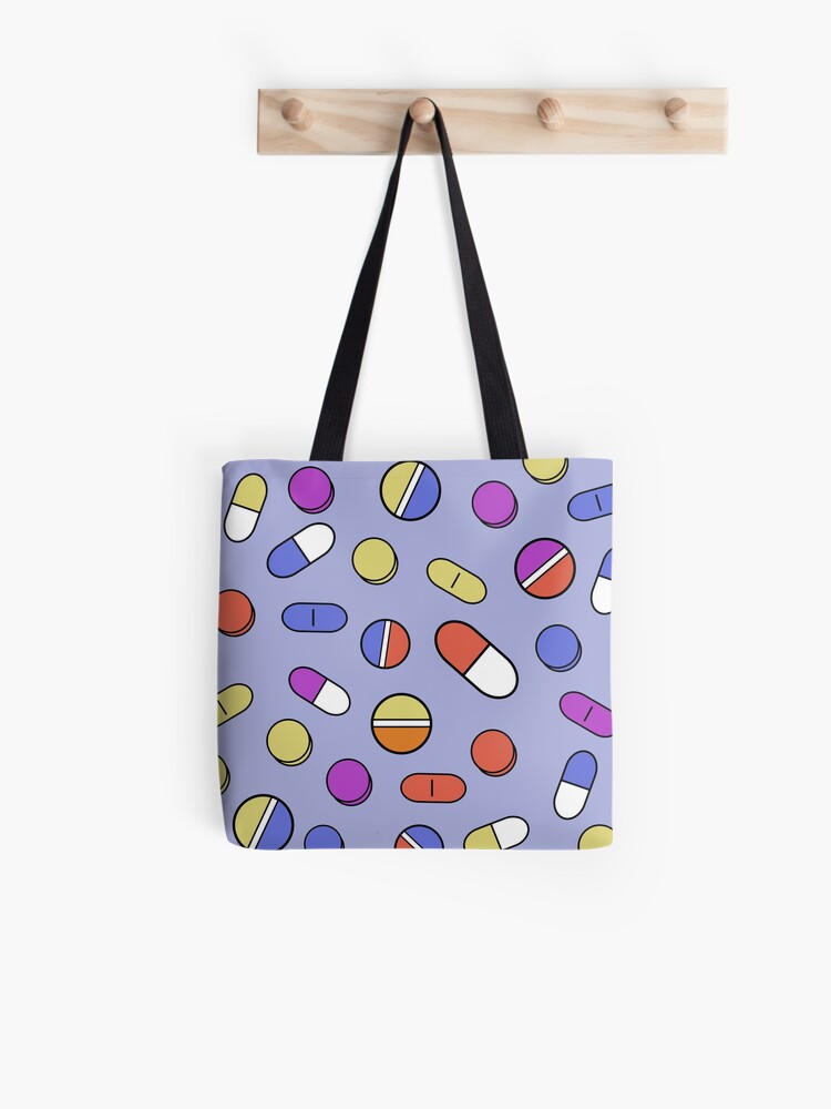 Blaue Pillen Drogen Mdma Molly Stofftasche Von Thebromatt Redbubble