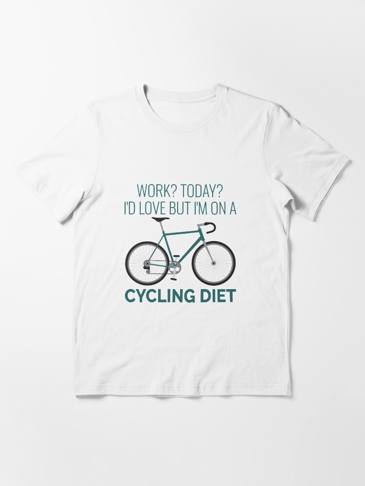 Alternative Ansicht von Work I'd Love But I'm On A Cycling Diet - Racing bike Essential T-Shirt