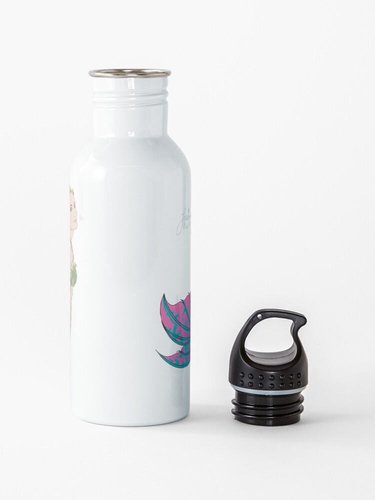 Alternate view of Drink Bottle & Travel Mug: Jaime the Mermaid by Ali Water Bottle