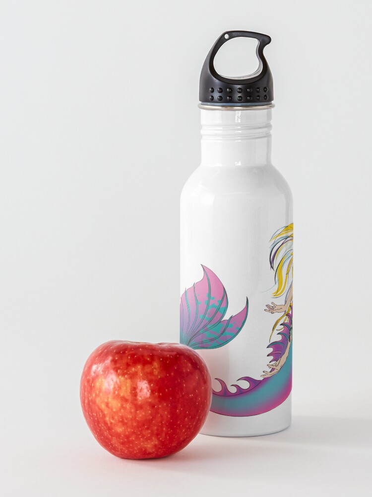 Alternate view of Drink Bottle & Travel Mug: Jaime the Mermaid by Ali Water Bottle