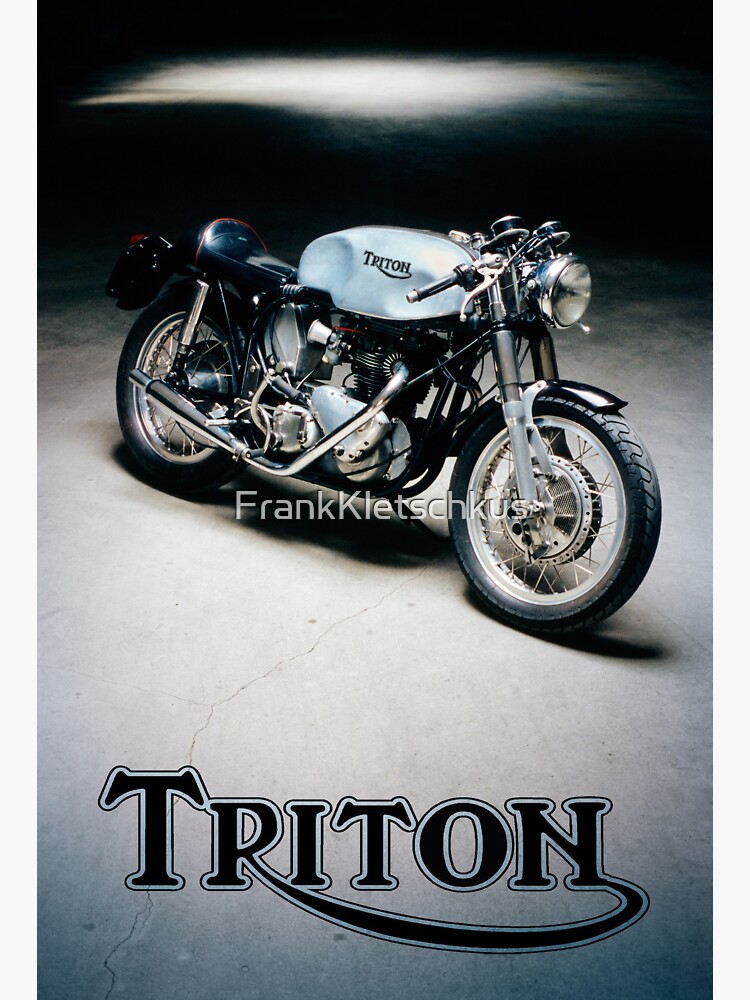 Triton Cafe Racer Sticker By Frankkletschkus Redbubble