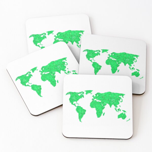 Item preview, Environment Concept World Map Illustration designed and sold by DFLC Prints.