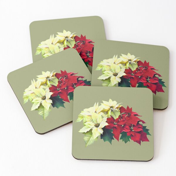 Item preview, Bouquet of Red and Yellow Poinsettia designed and sold by Susan Savad.