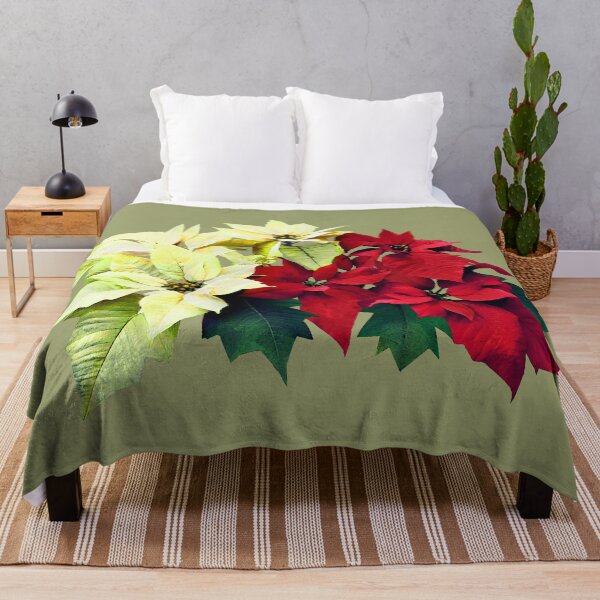 Aperçu de l'œuvre Bouquet de Poinsettia Rouge et Jaune créée et vendue par Susan Savad.