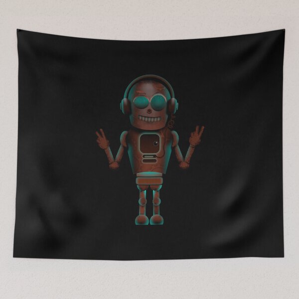 Item preview, Steampunk robot DJ designed and sold by AK1Shirts.