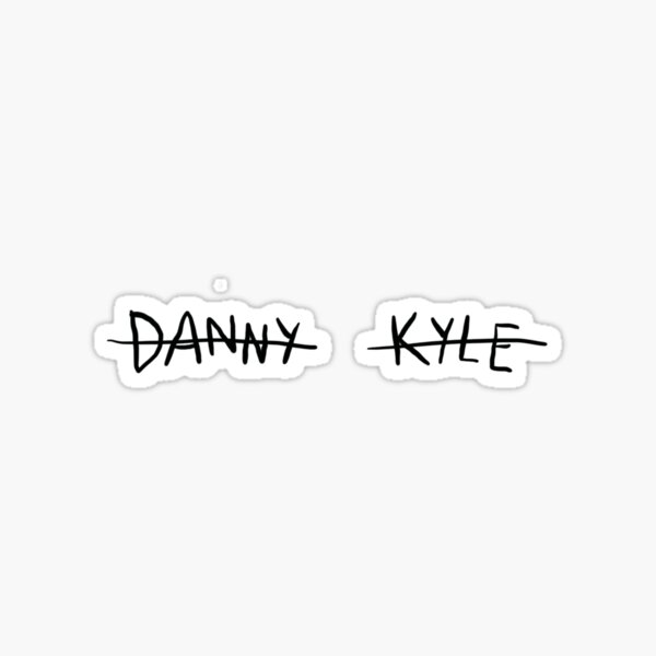 Ladybird Danny and Kyle Sticker