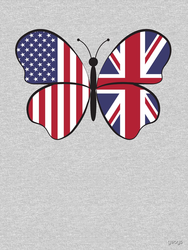 USA United Kingdom Butterfly - Dual Citizenship von yeoys