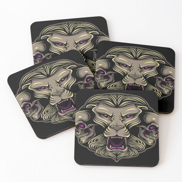 Item preview, Lion with skull designed and sold by leen12 Art Designs Prints.