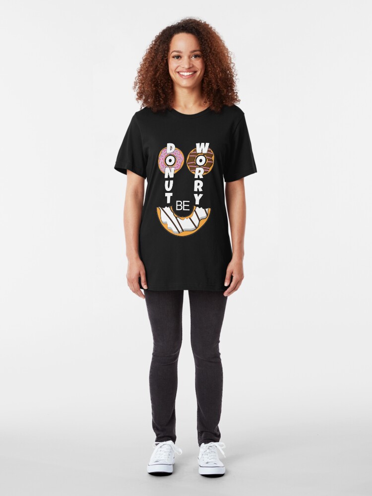 Alternative Ansicht von Be Happy - Donut Worry Slim Fit T-Shirt