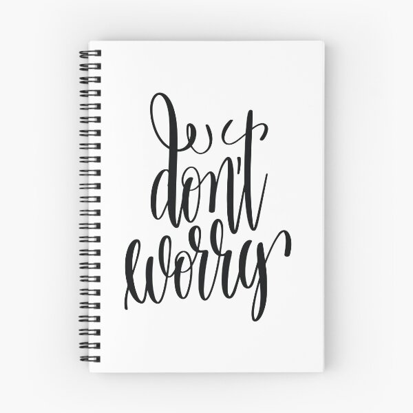 Item preview, Don't Worry Inspirational Quotes designed and sold by ProjectX23.