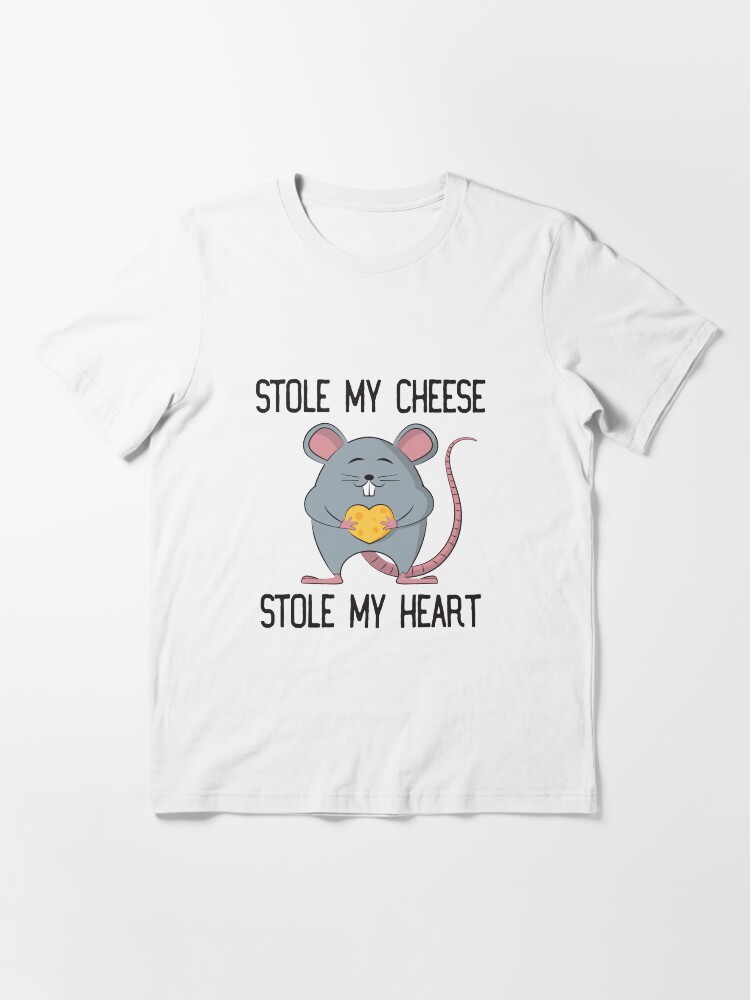 Alternate view of Stole My Cheese Stole My Heart - Rat Mom Essential T-Shirt