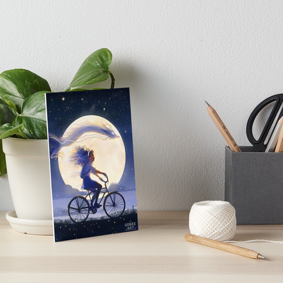 Evening Ride Art Board Print