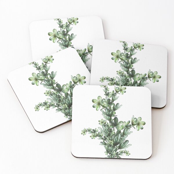 Item preview, Botanical Herb Leaf Print - Botanical Flowers and Leaves designed and sold by Syman Kaye.