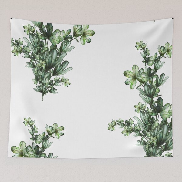 Item preview, Botanical Herb Leaf Print - Botanical Flowers and Leaves designed and sold by Syman Kaye.
