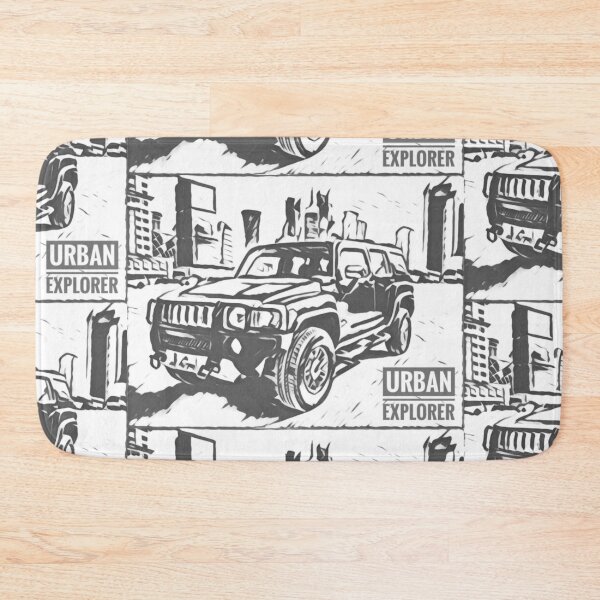 Item preview, Urban Explorer - SUV and Skyline Sketch designed and sold by gphotobox.