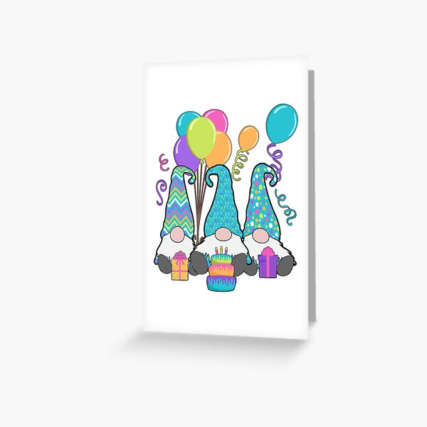 Download Gnomes Greeting Cards Redbubble