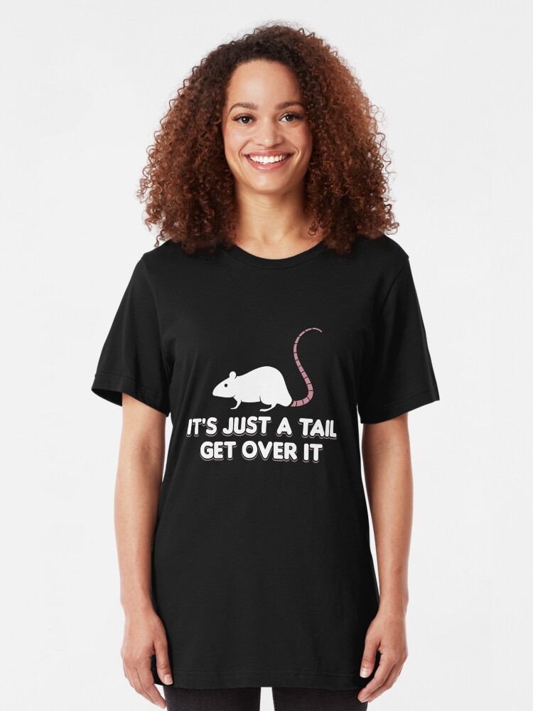 Alternative Ansicht von It's Just A Tail Get Over It - Rat Dad Slim Fit T-Shirt