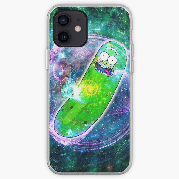 Pickle Rick in Space | Rick and Morty | Flower of Life iPhone Soft Case