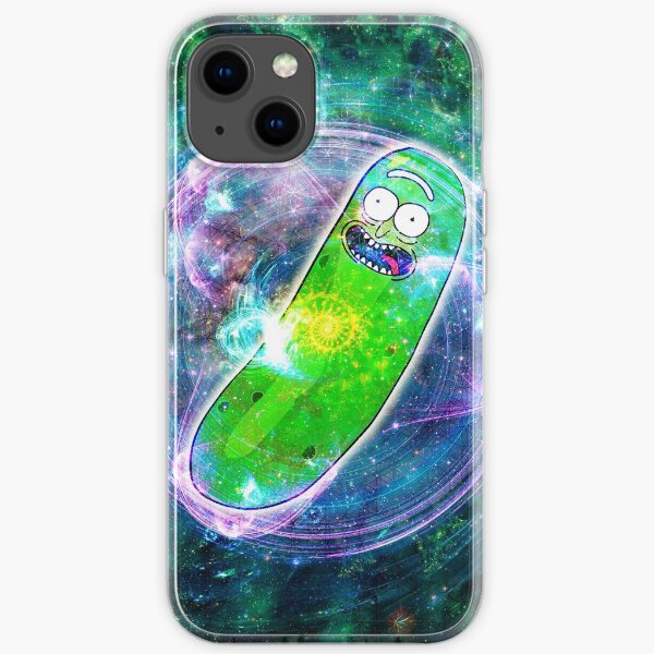 Pickle Rick in Space | Rick and Morty | Flower of Life iPhone Soft Case