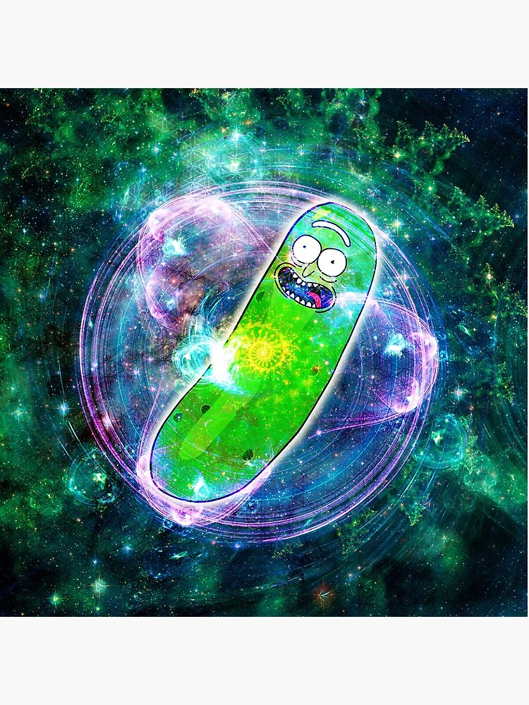 Pickle Rick in Space | Rick and Morty | Flower of Life by FreshThreadShop