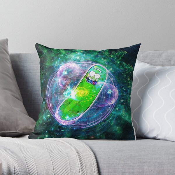 rick and morty pickle rick pillow