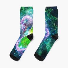 Pickle Rick in Space | Rick and Morty | Flower of Life Socks