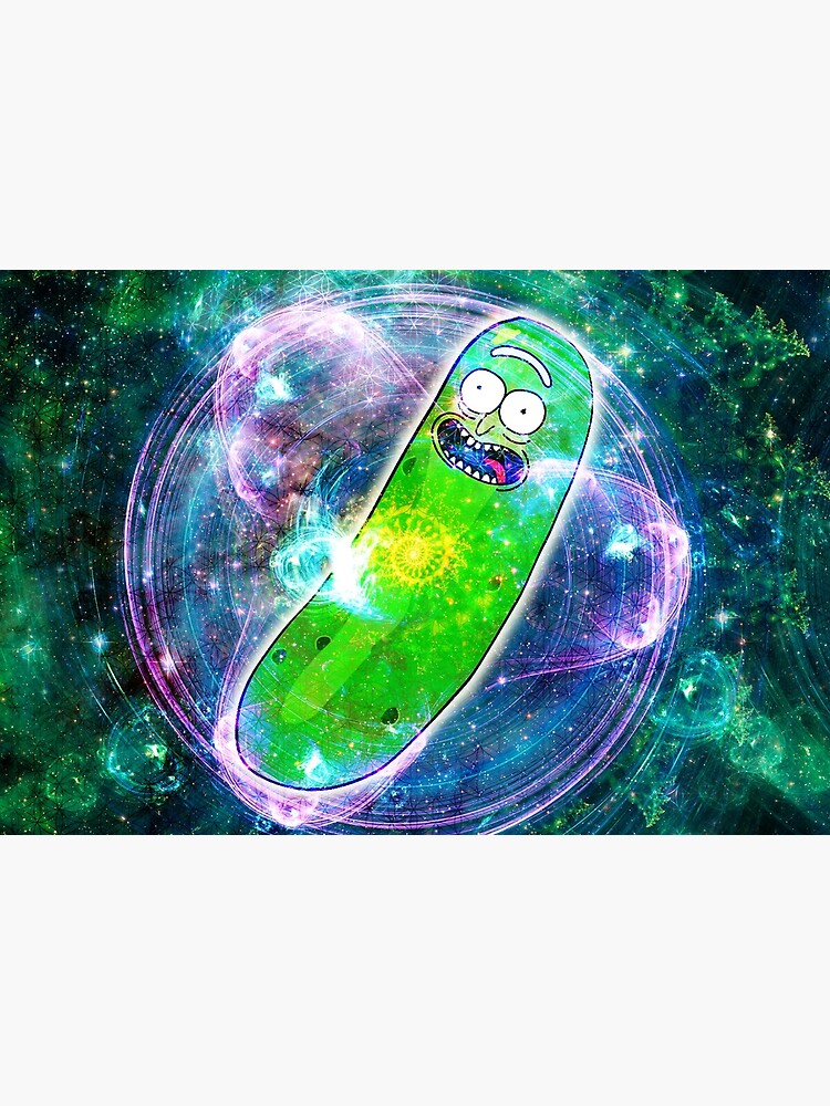 Pickle Rick in Space | Rick and Morty | Flower of Life by FreshThreadShop